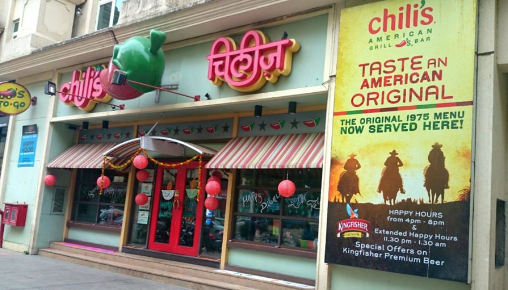Chili's going to expand it's presence in India