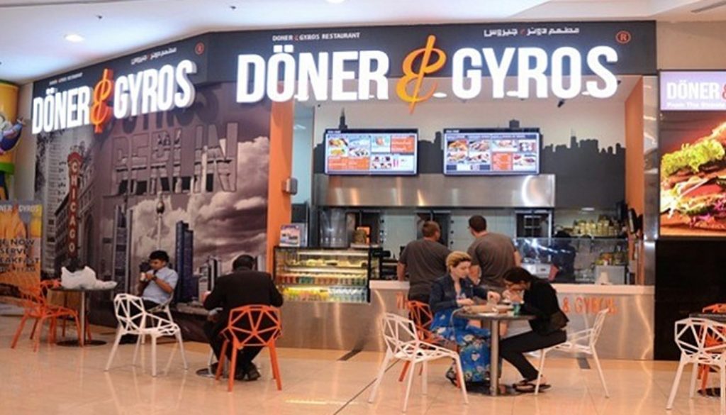 Dubai's restaurant chain Doner and Gyros
